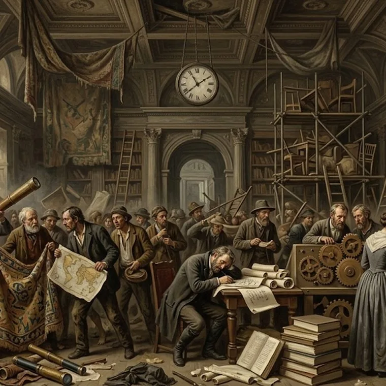 The Cluttered Library — too much input, find the signal